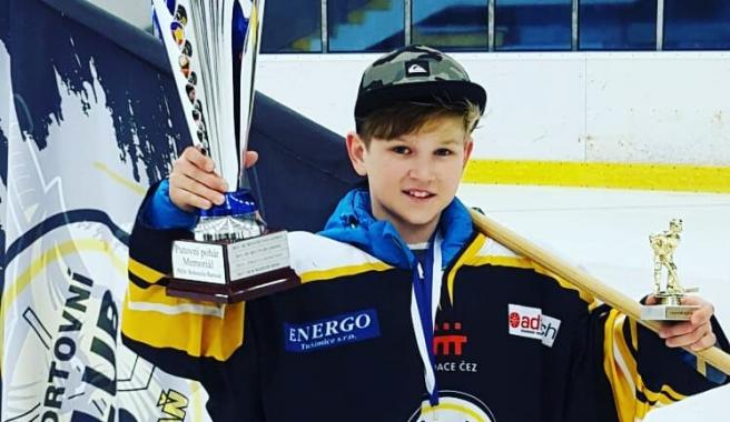 Brankářská výstroj pro hokejistu Kubíka