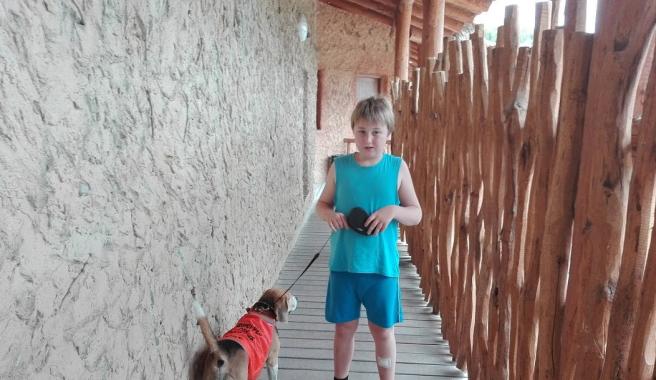 Tříkolka pro autistu Kubíka