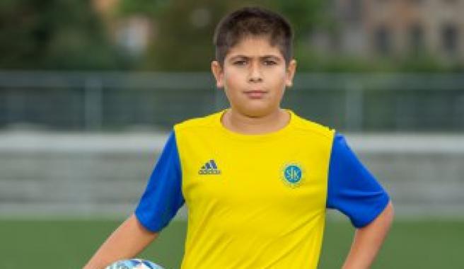 Kroužek pro nadějného fotbalistu Kristiána