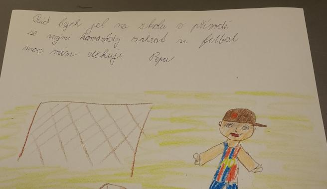 Škola v přírodě je pro Pepu rozloučením se třídou