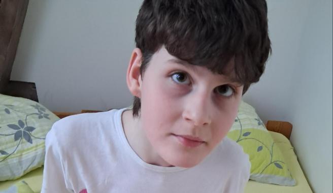 Díky tabletu dokáže Anežka vyjádřit, co potřebuje