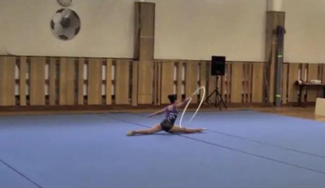 Moderní gymnastika je Natálčinou radostí